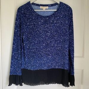 MICHAEL Michael Kors Blue Blouse Small NWOT